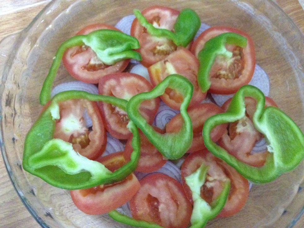 Pepper slices
