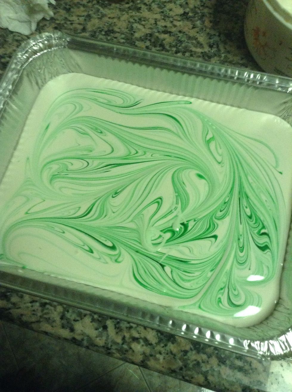 Perfect designs from my brother :) and keep it for 4 hours to set, after that cut them in cubes coat them with mixture of crushed sugar and corn starch and then serve and enjoy. Must try and hit <3