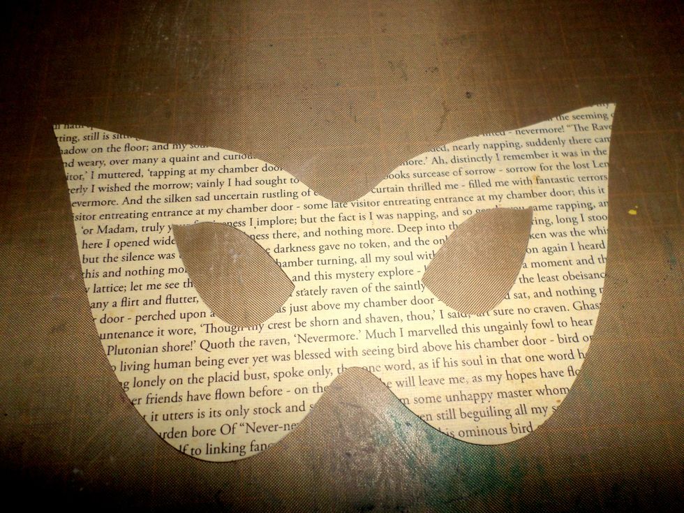 Perfect fit! And the extra cardstock makes the mask really strong so you can add lots of embellishments!!