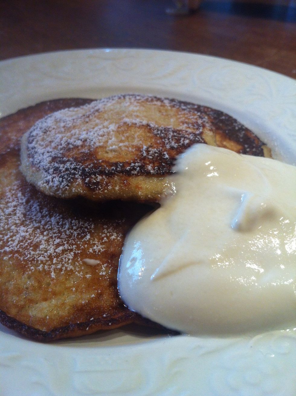 Perfect for banana pancakes, different cakes... It's good with so much.