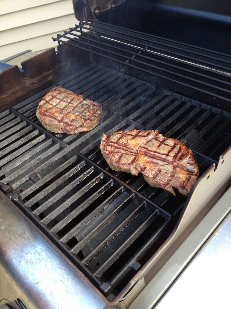 Perfect grill marks every time! Then, repeat steps 12 & 13. Remember, rotate, don't flip!