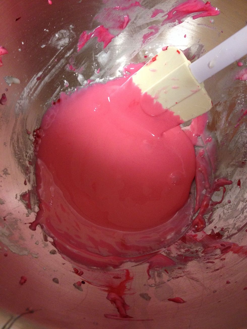 Perfect! Now dip the face of each cookie into the icing. The icing will dry to the touch after about half an hour