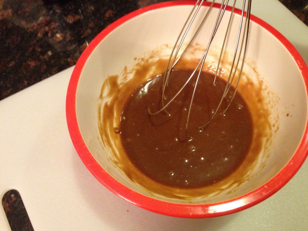 Perfect! Peanut sauce is done. Now onto the wraps...
