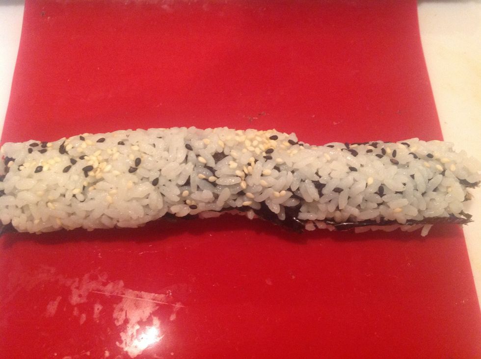 Perfect sushi avocado roll