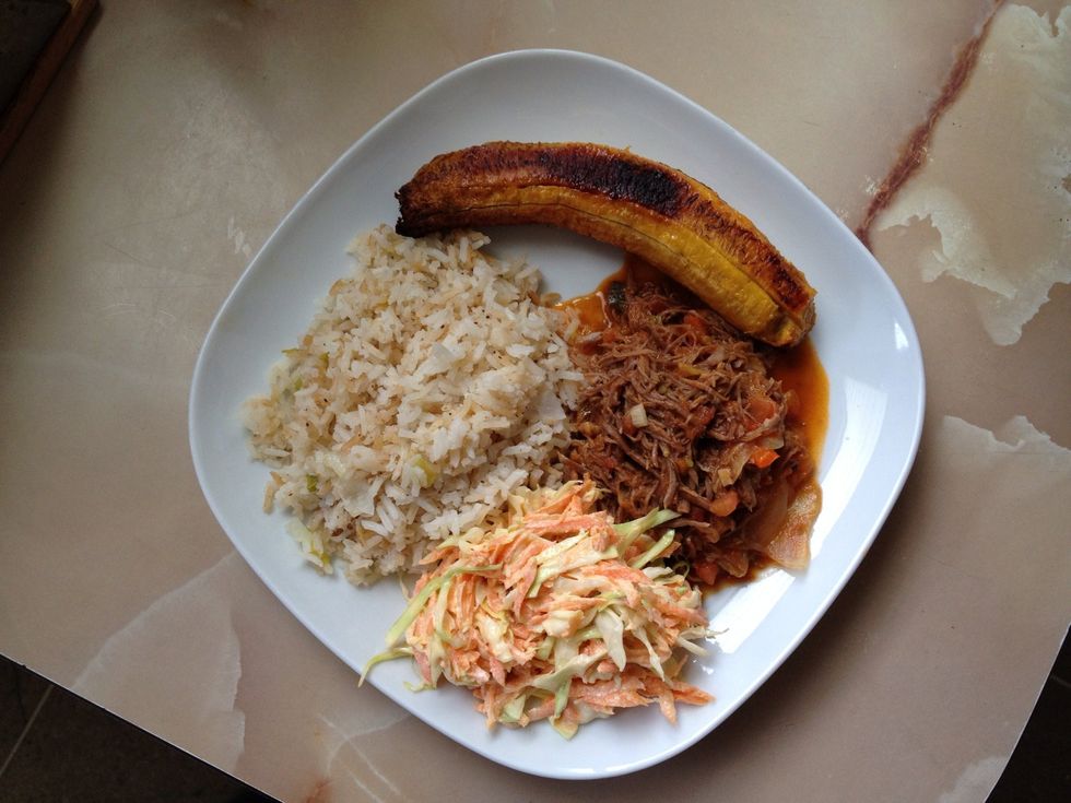 Perfecta arme mechada como plato principal y bien acompa\u00f1ado :)