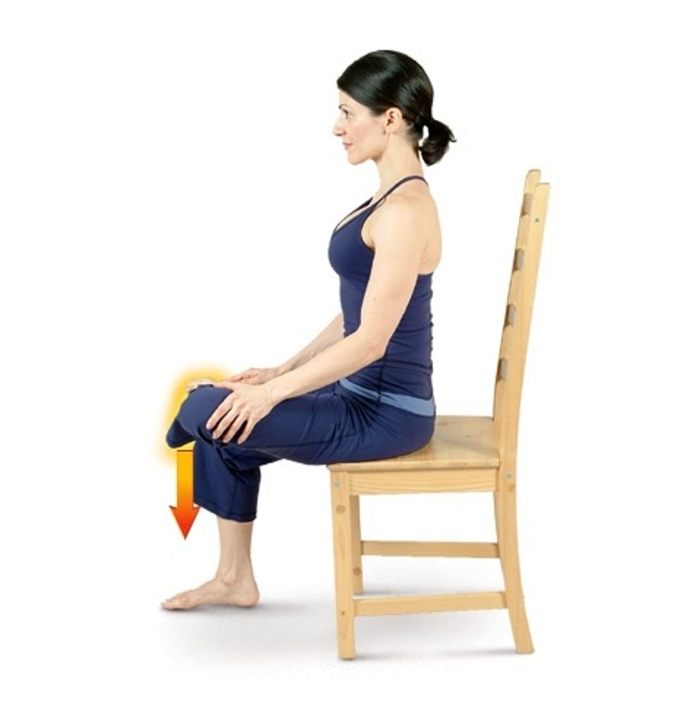 How to perform a chair yoga practice - B+C Guides