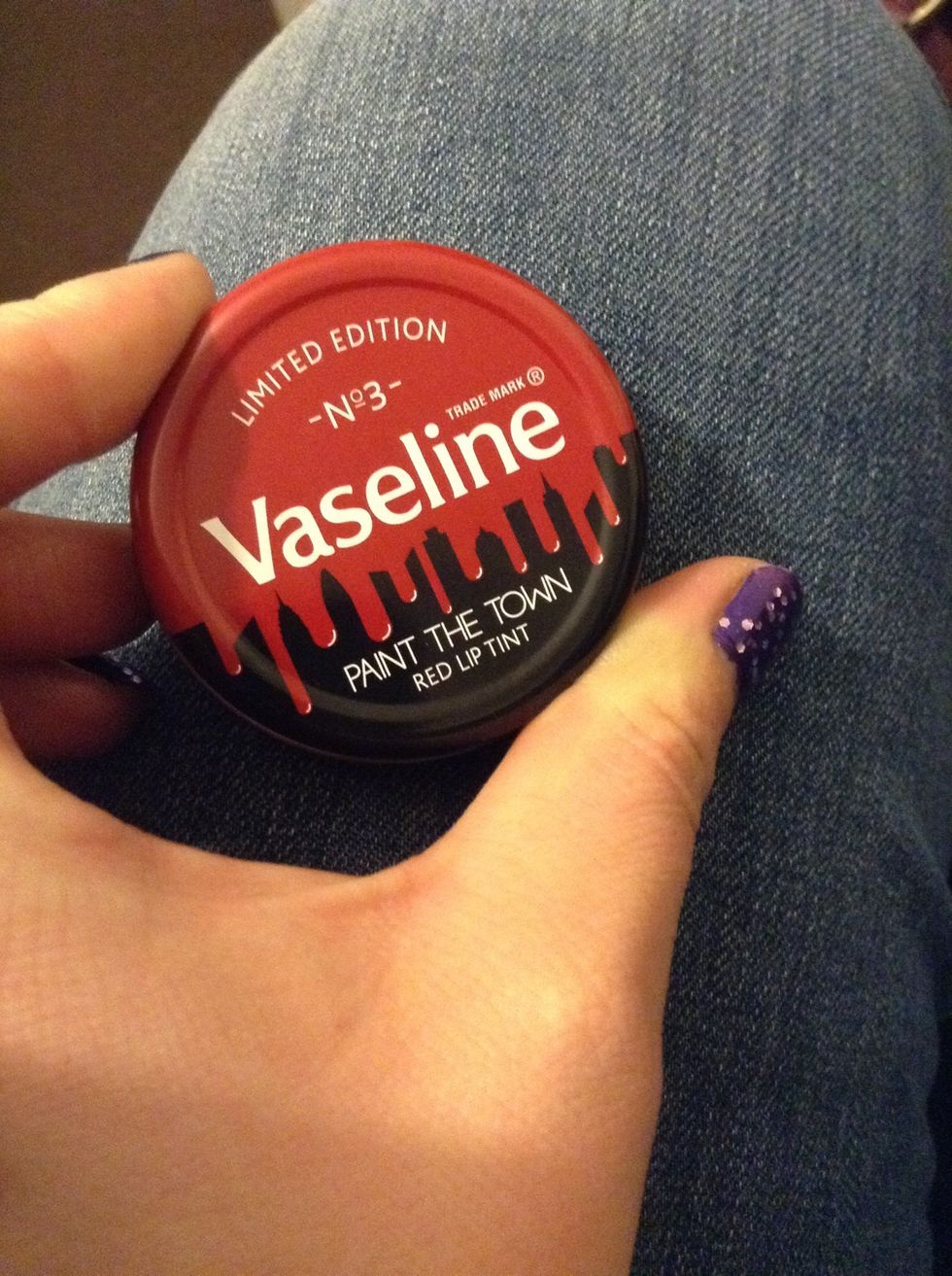 Perhaps try this tinted Vaseline to complete the look?