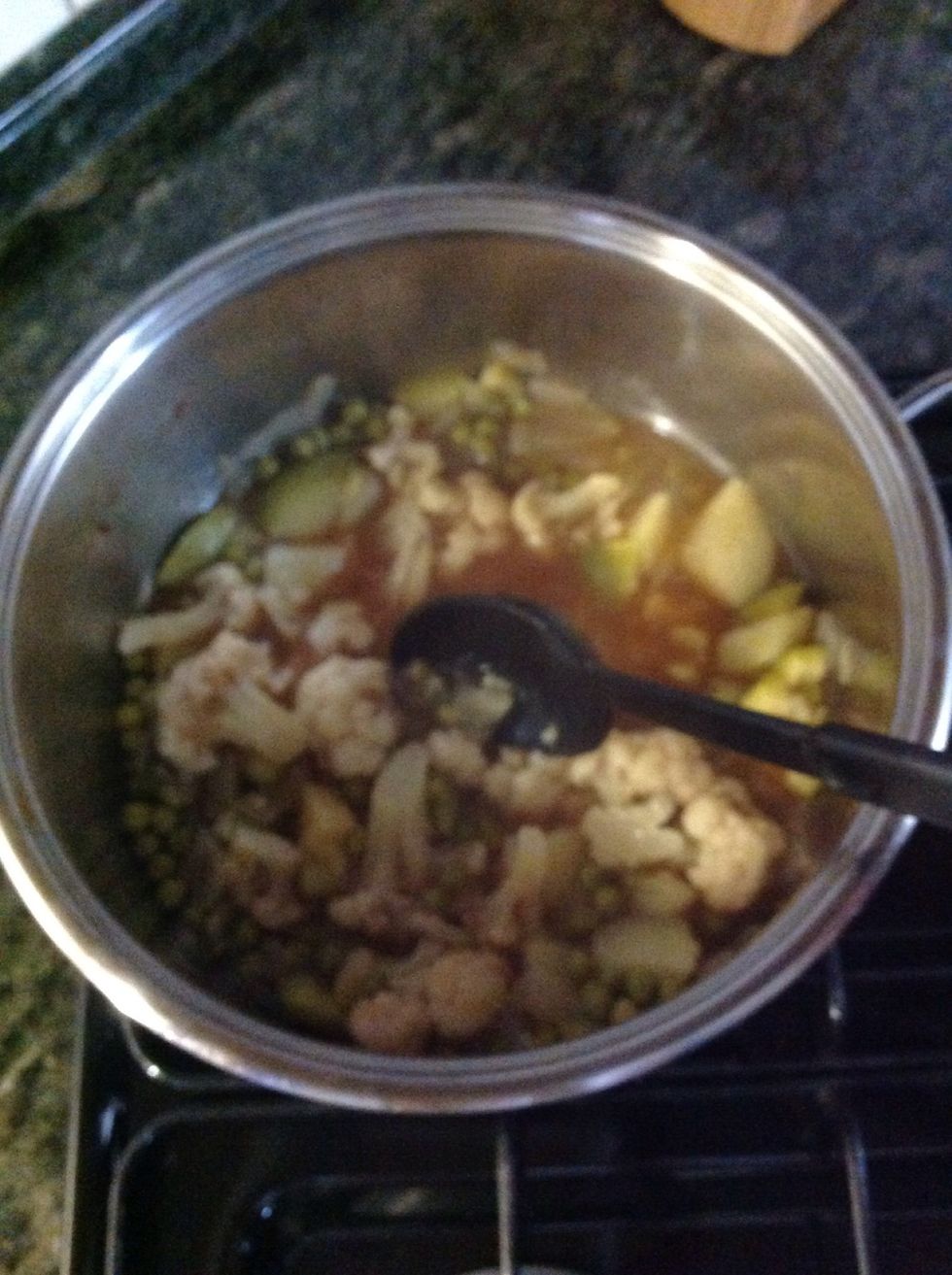 Periodically stir your soup.