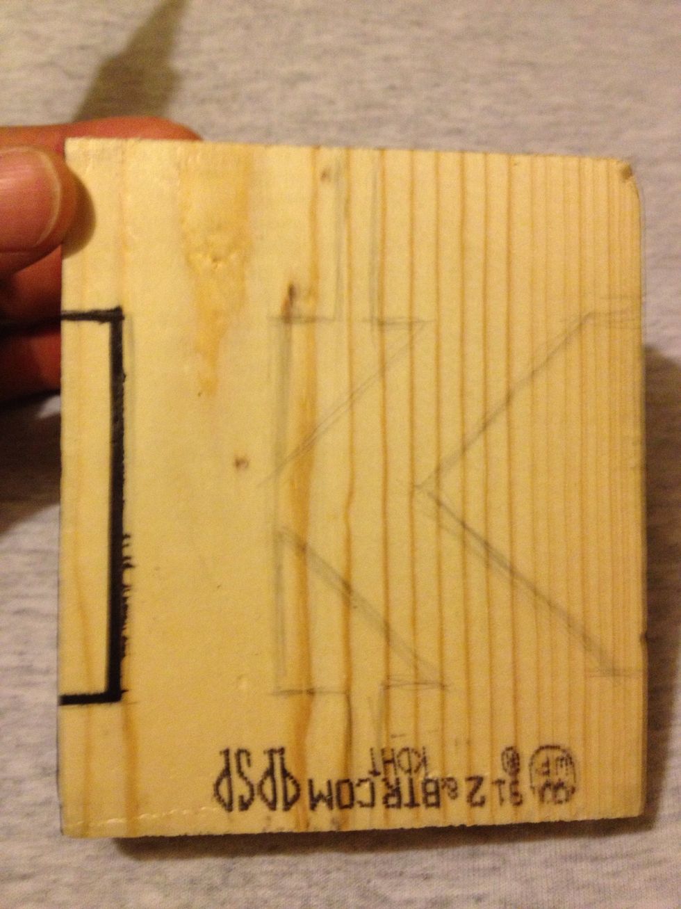 Permanent markers tend to run/spread out as you can see here. It'll probably work best if you sand the wood or use paint and brush. I went the easy and fast way on this