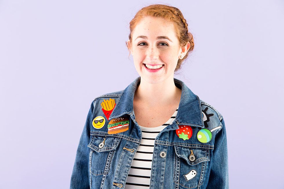 Personalization is definitely king this year, so we teamed up with JCPenney to show you how to make some darn cute denim with their basic jeans and jackets for back to school.