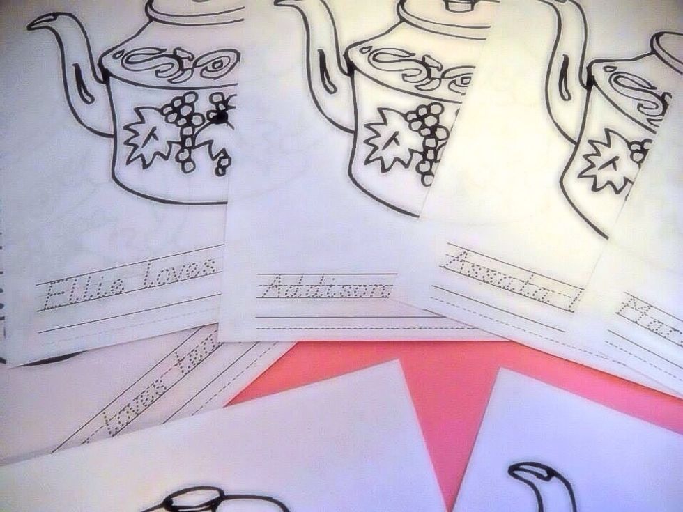 Personalized coloring pages