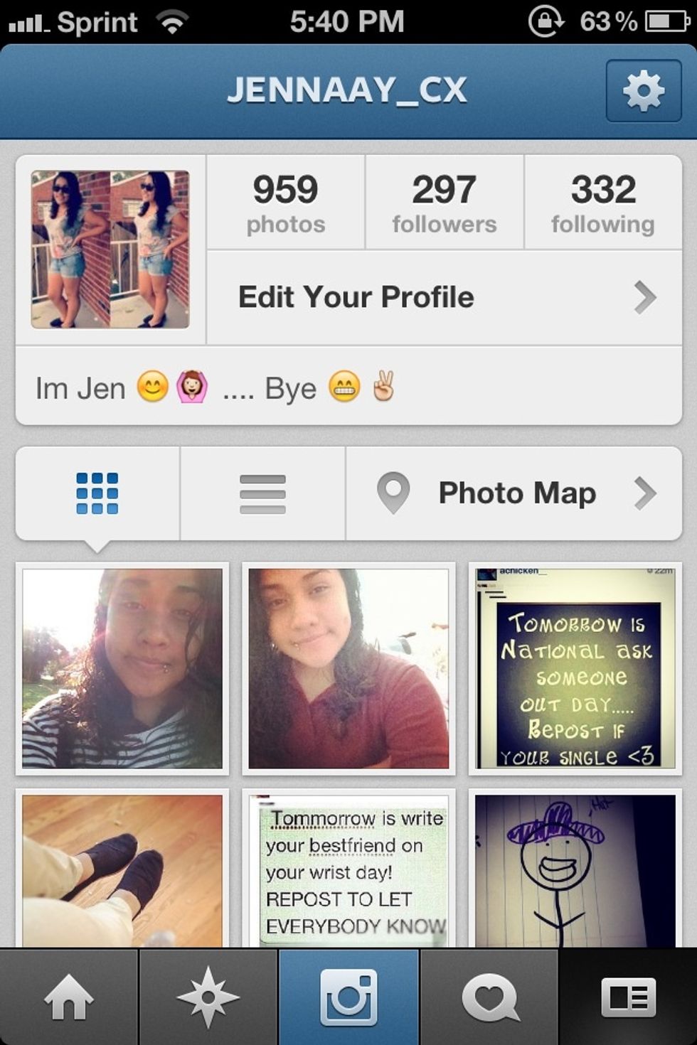 Personally i like instagram as my editing place . But any place you feel comfortable is good too (: (Please follow me by the way ^___^ i would appreciate it) (: .