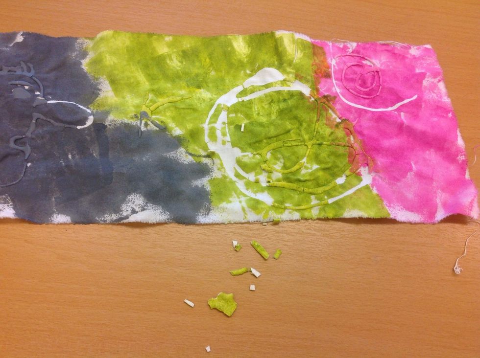 Peta nu bort allt torkat mj\u00f6l