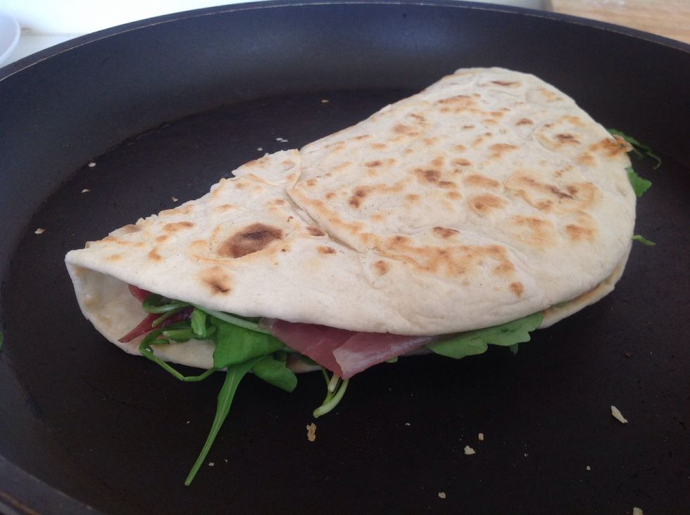 Piadina Crudo Squacquerone e Rucola is ready!