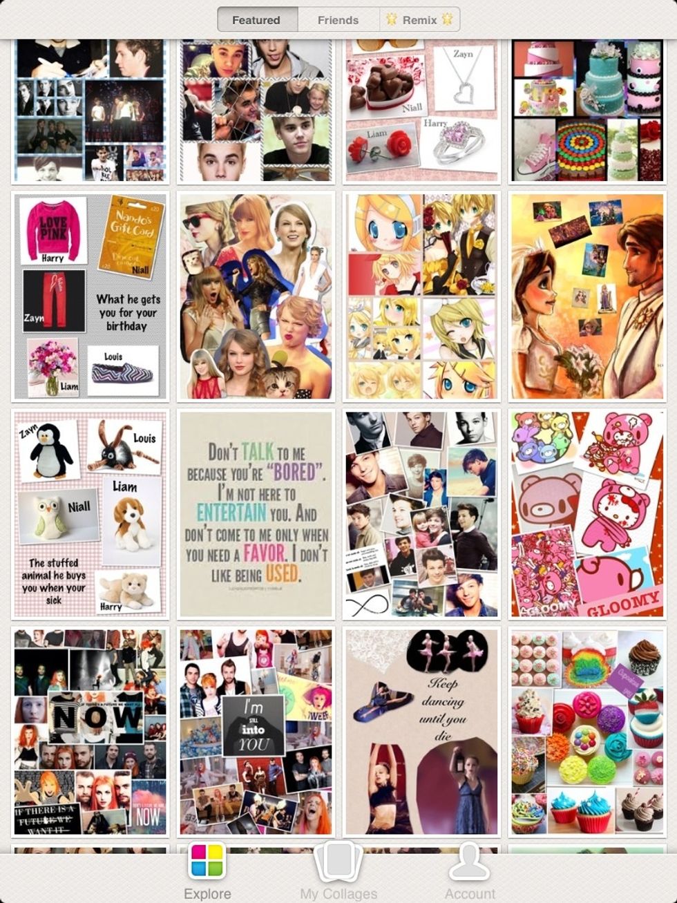 PIC COLLAGE ..... Some of their examples...