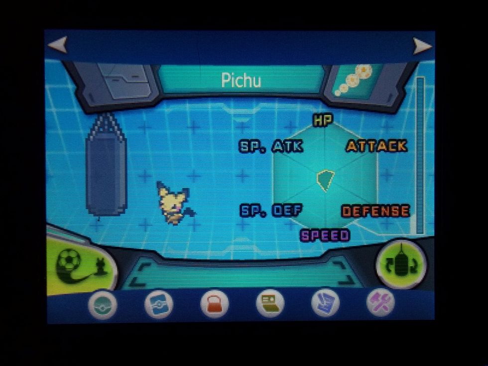 Pichu will start off really weak, but after you EV train him/her, they'll be a force to reckon with. EV's or Effort Values is something a Pokemon will be rewarded from battle