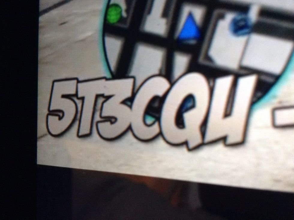 Pick a code that you want to pick for your game