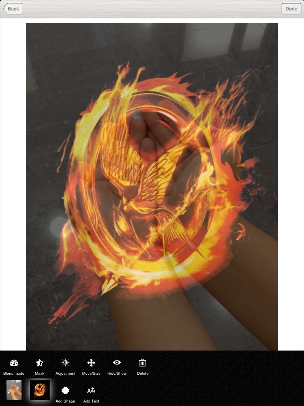 Pick the adjustment icon