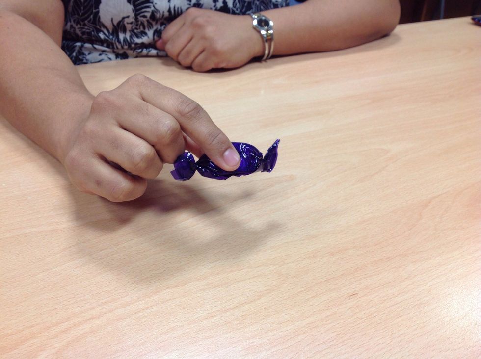 Pick up the chocolate