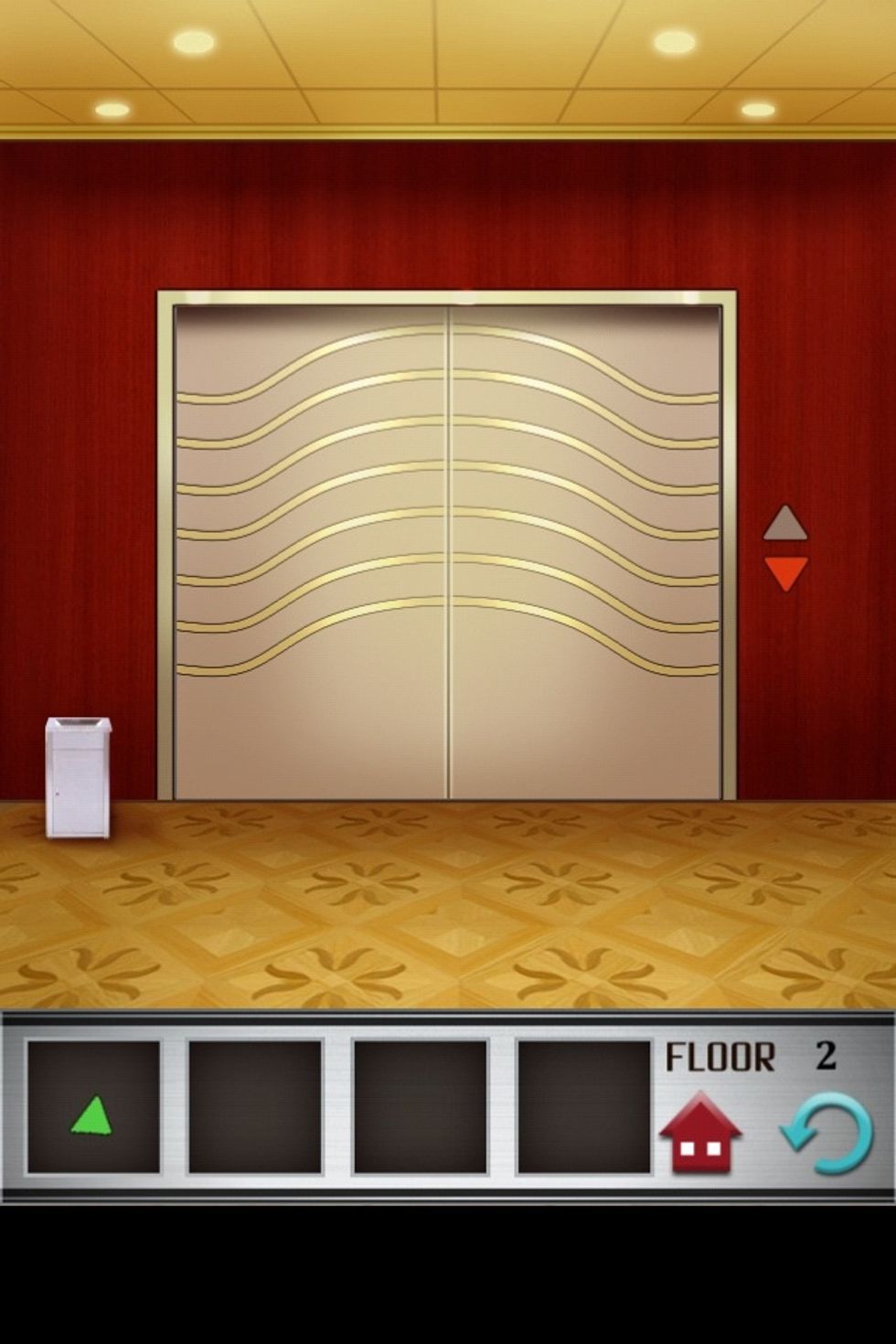 Pick up the green button