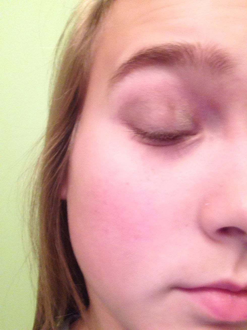 Pick your darkest color on the outside corner of your eyelid.