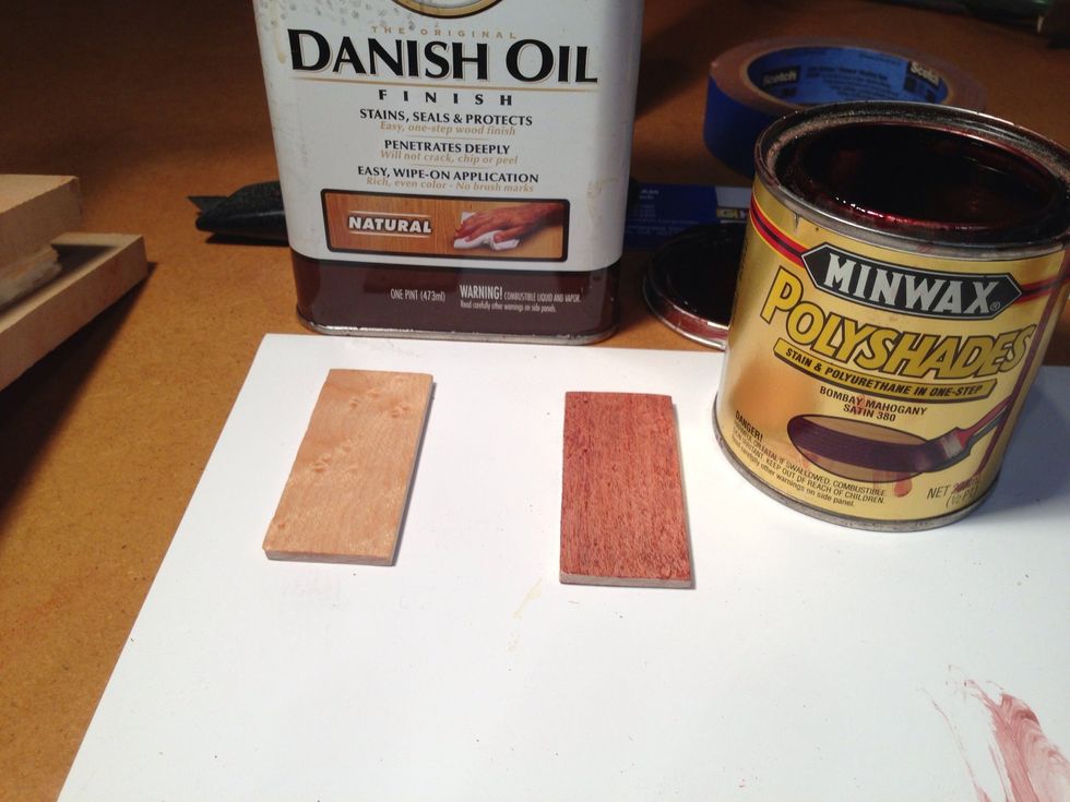 Pick your stain color.