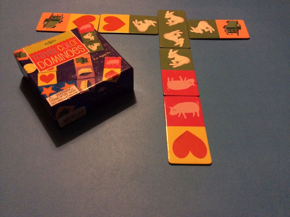 Picture matching: I love these dominoes from Eeboo for playing with young learners, practicing matching, and allowing for opportunities for play while working on essential skills.