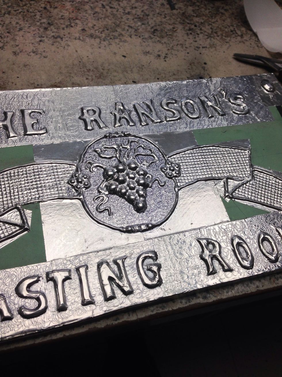 Picture of  the work in process