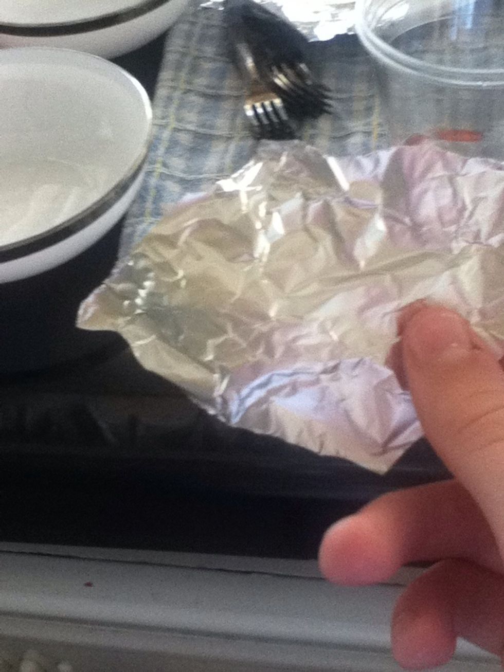 Piece of foil.