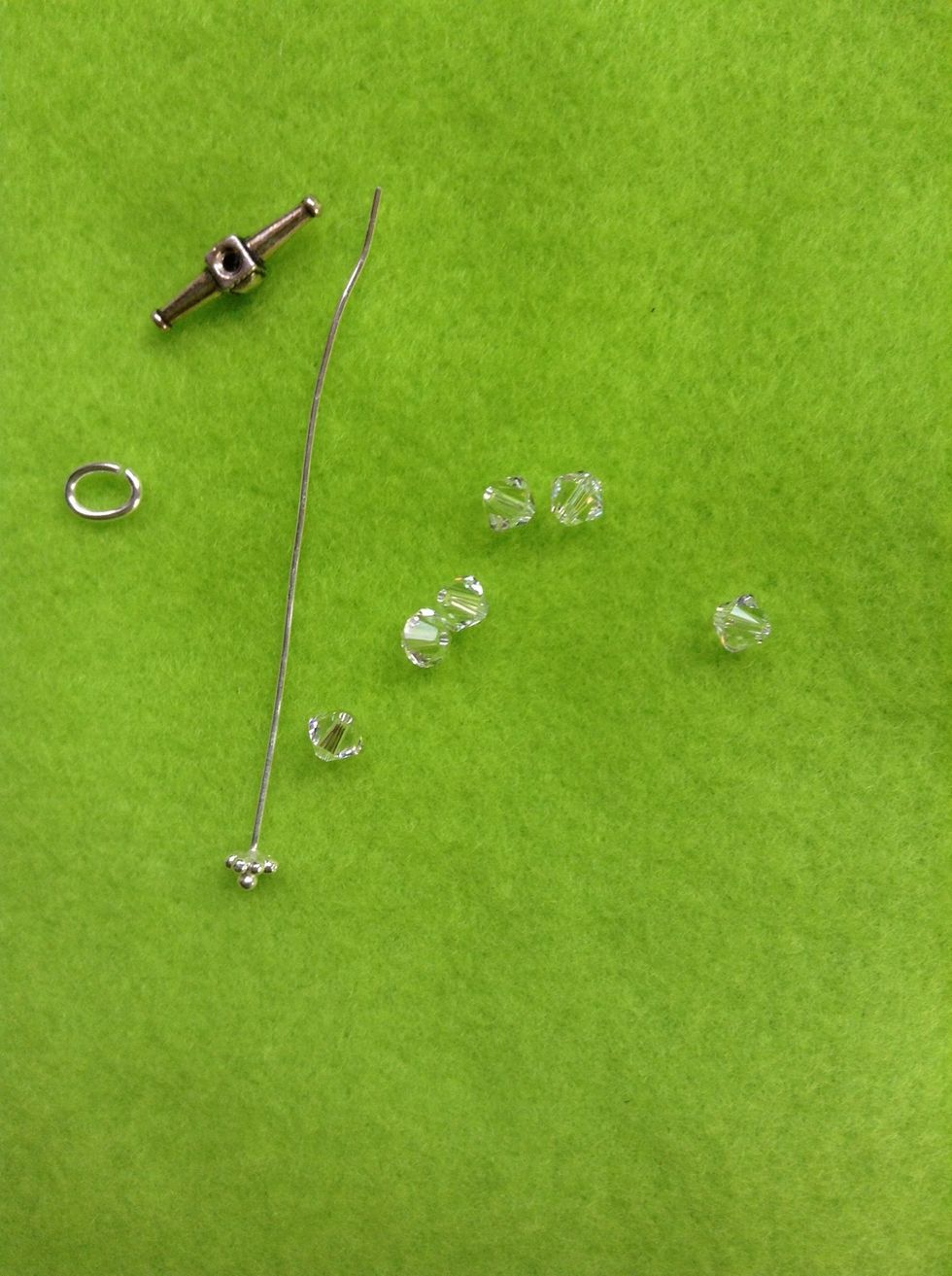 Pieces for assembly.