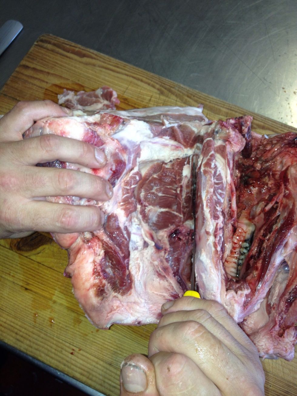 Pig's cheek mmmmm.....