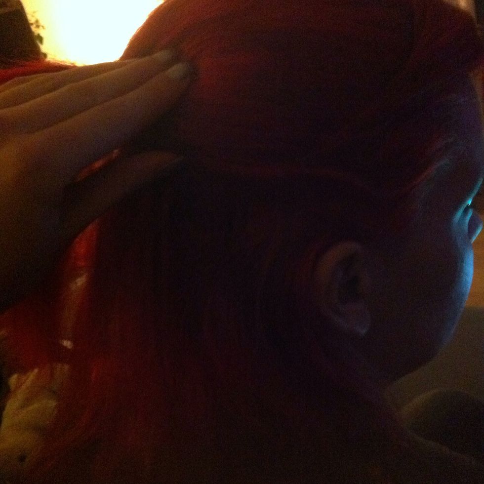 Pin it up. Like this