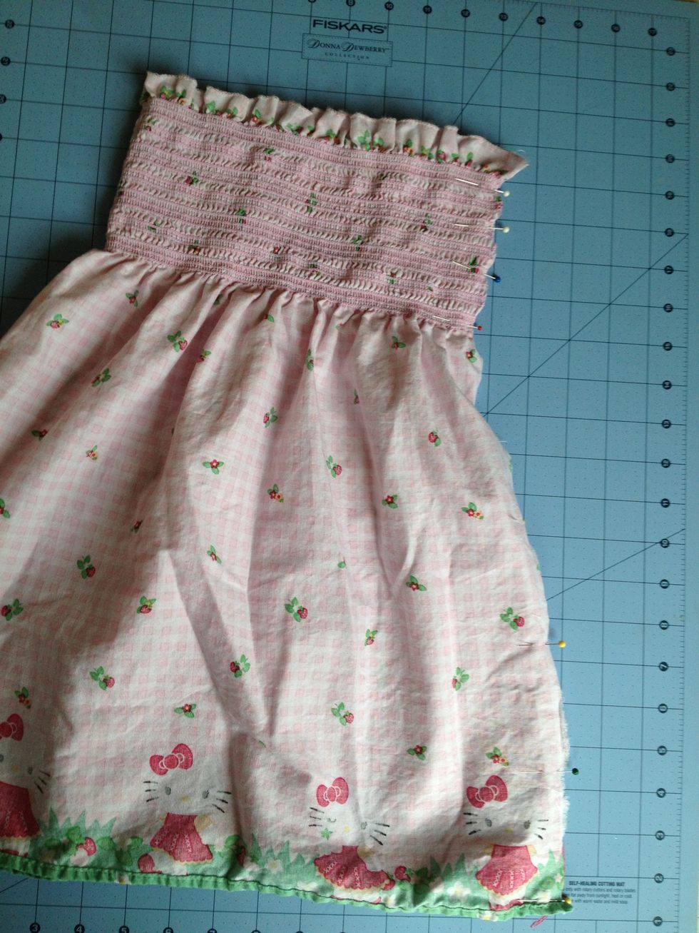 Pin right sides together