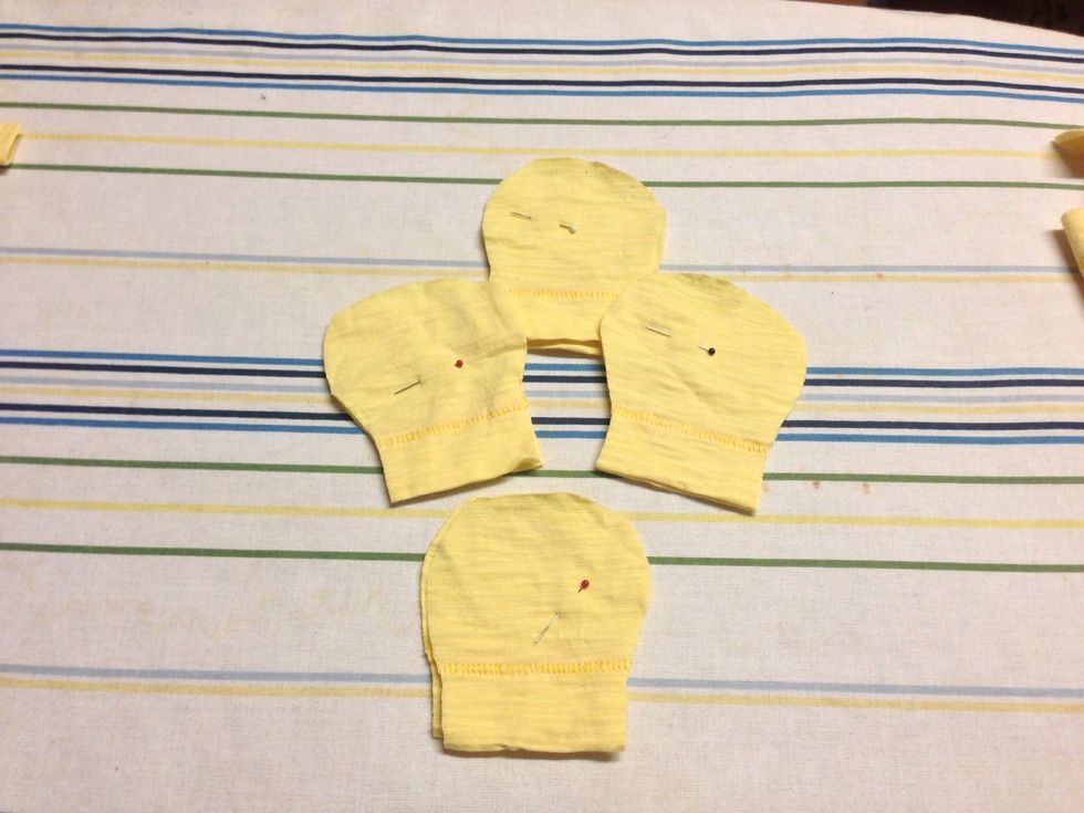 Pin the pieces together.