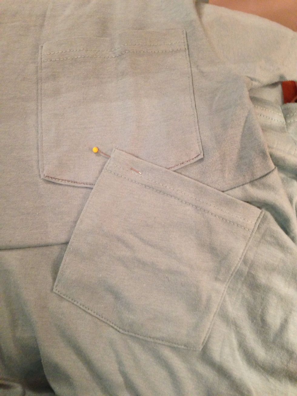Pin your sassy pocket back in place.