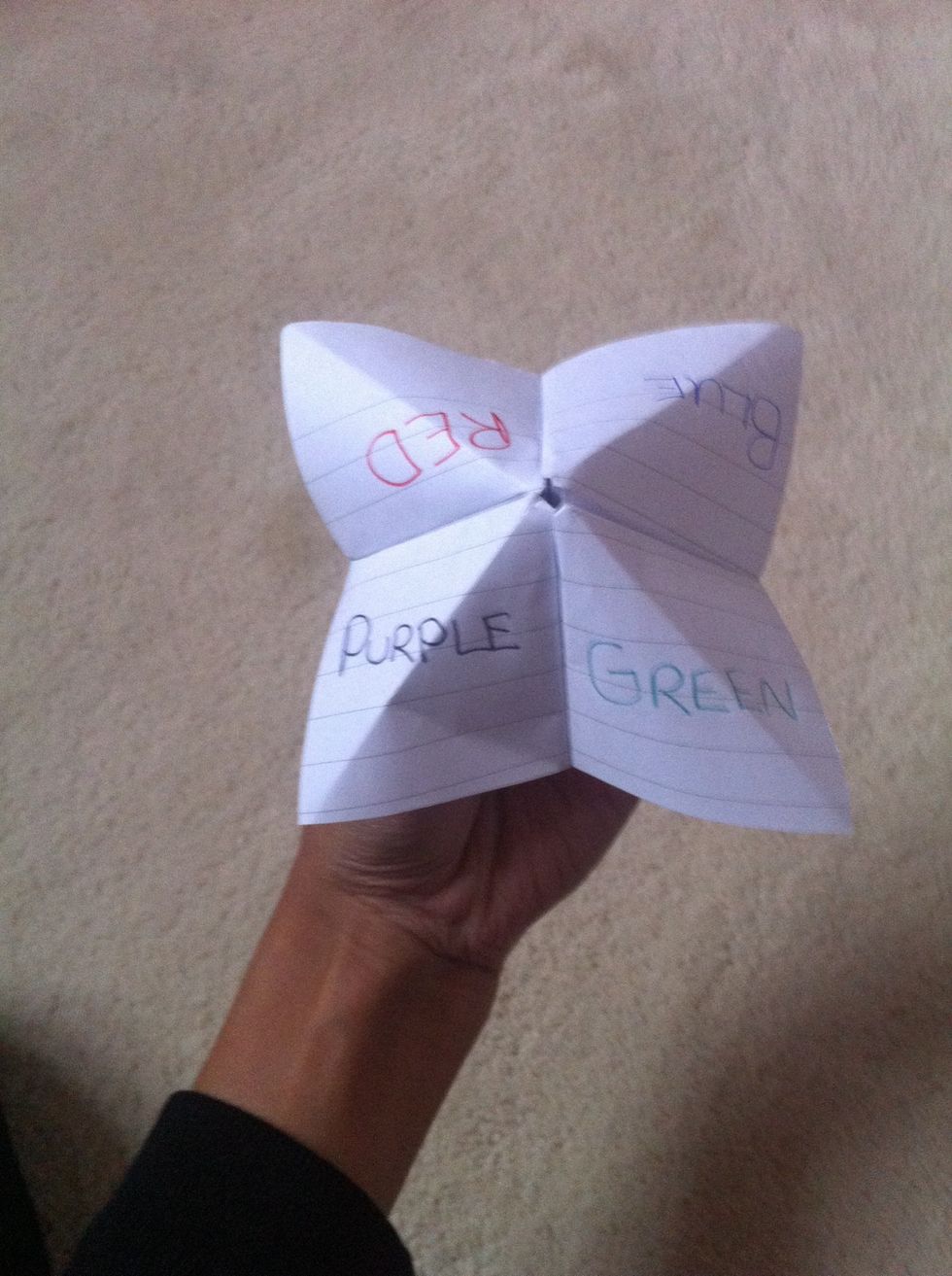 Pinch it back together and hold with two hands. I could only use one hand!