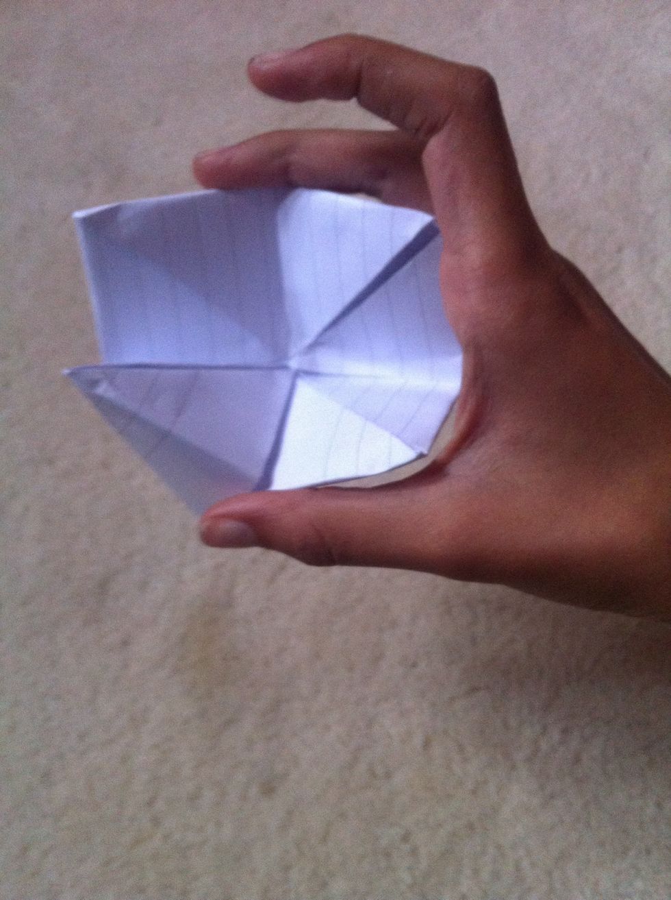 Pinch it sideways so it all comes up together