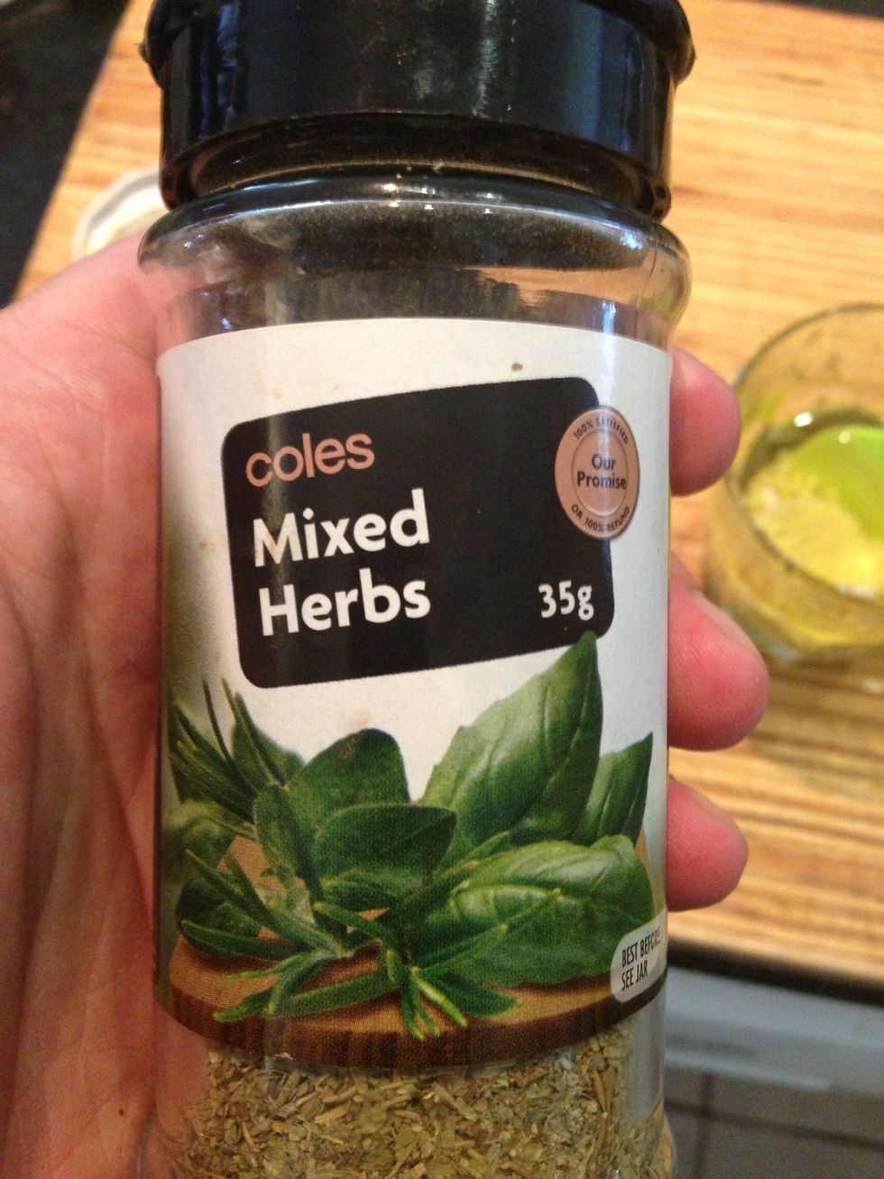 Pinch of mixed herbs