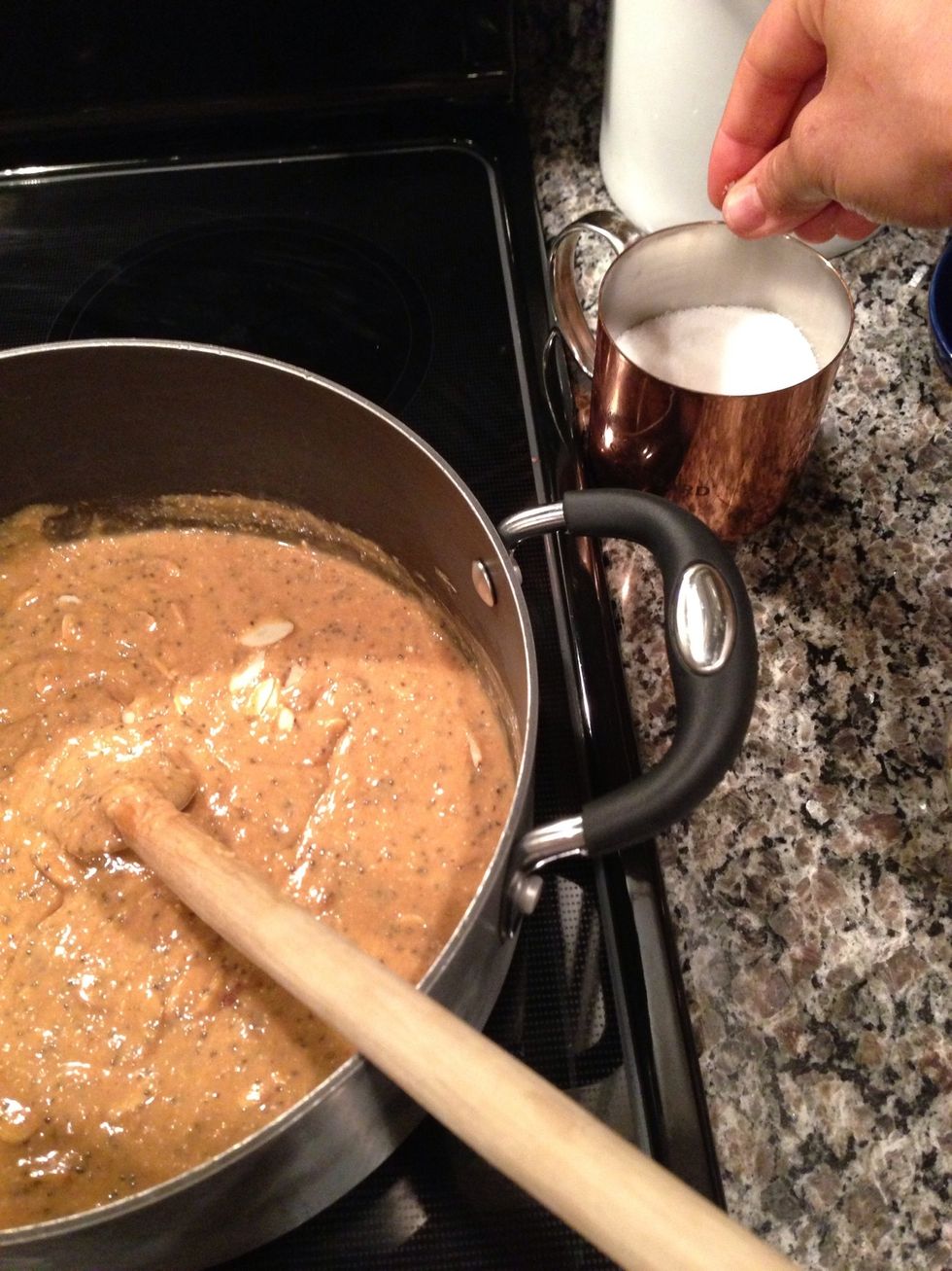 Pinch of salt helps round out the flavor. My peanut butter has no added salt, but if you're using Skippy or something, I would skippy the salt.