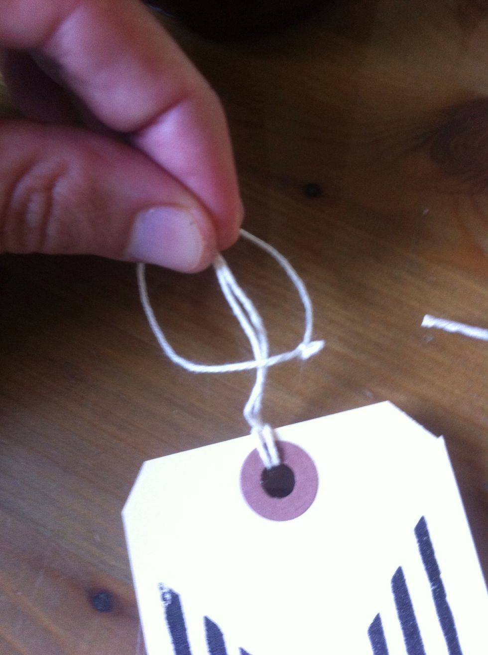 pinch the center and pull up