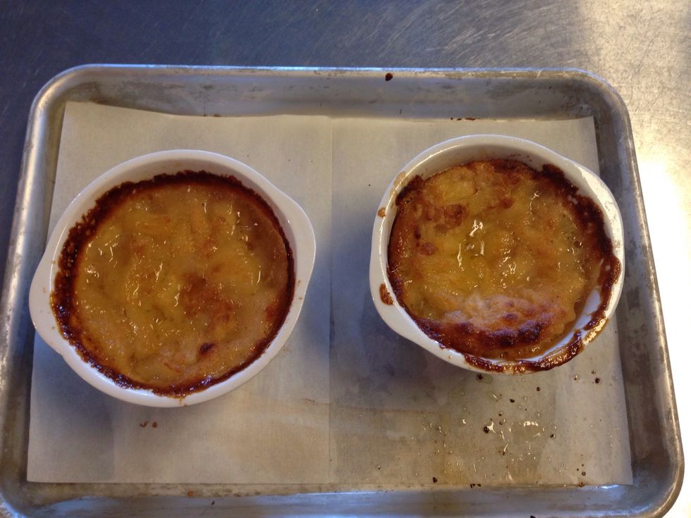 Pineapple with no goodies or toppings.