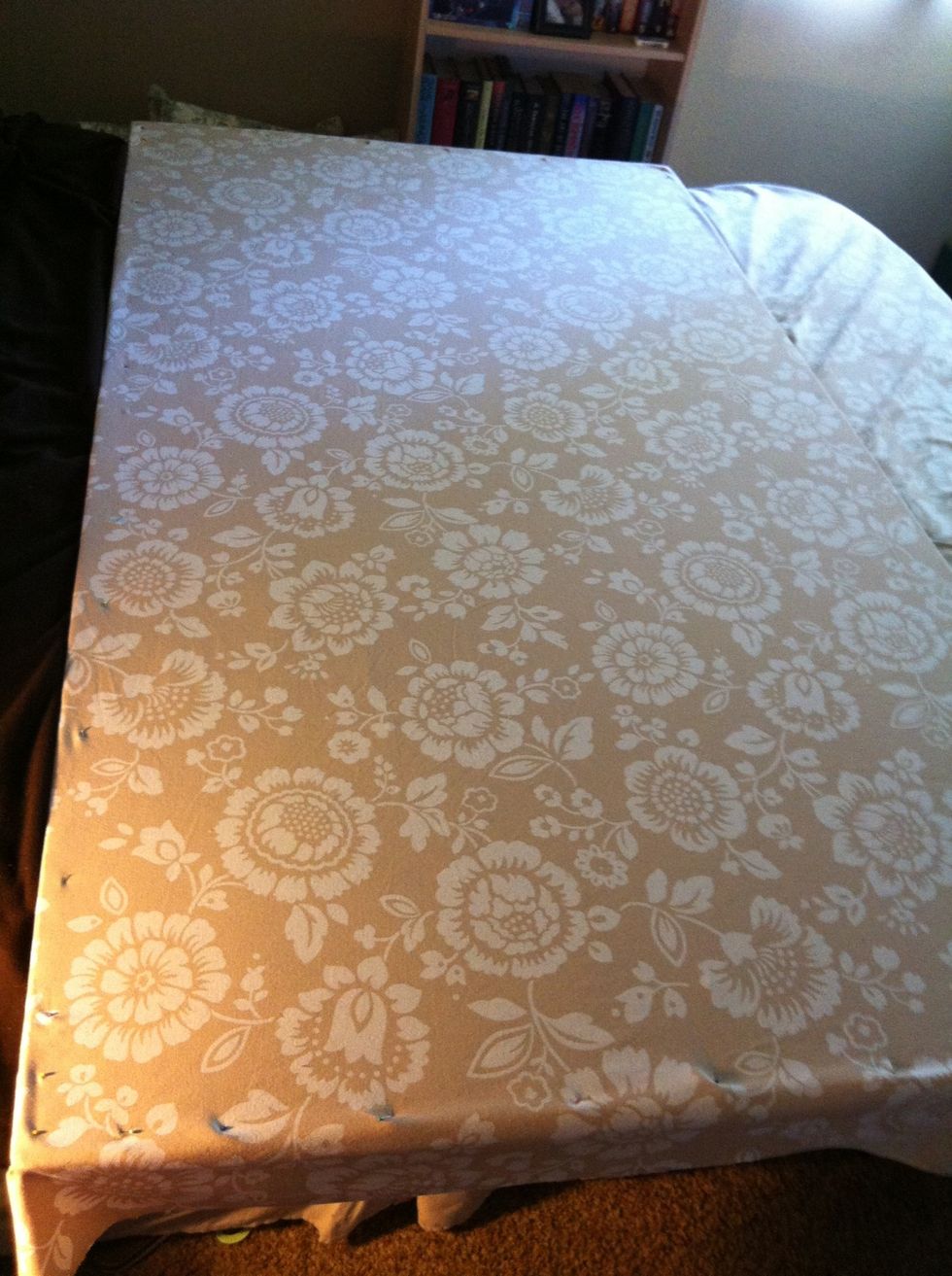 Pinned all the way around the edges