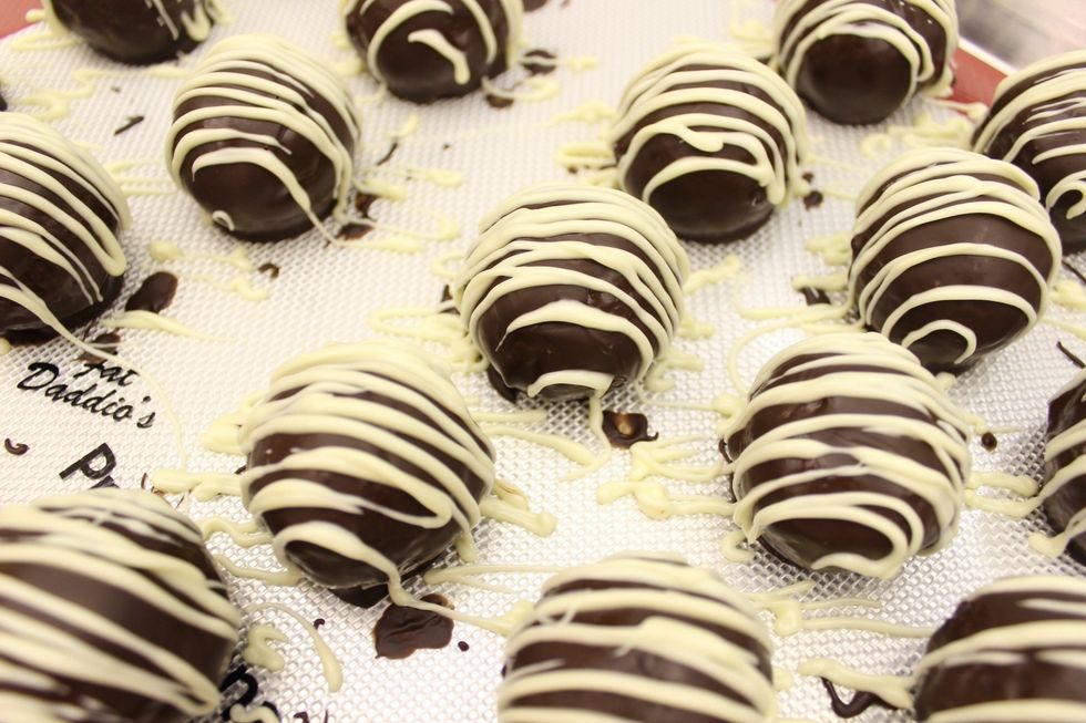 Pipe stripes, swirls, dots, squiggles....whatever your heart desires.