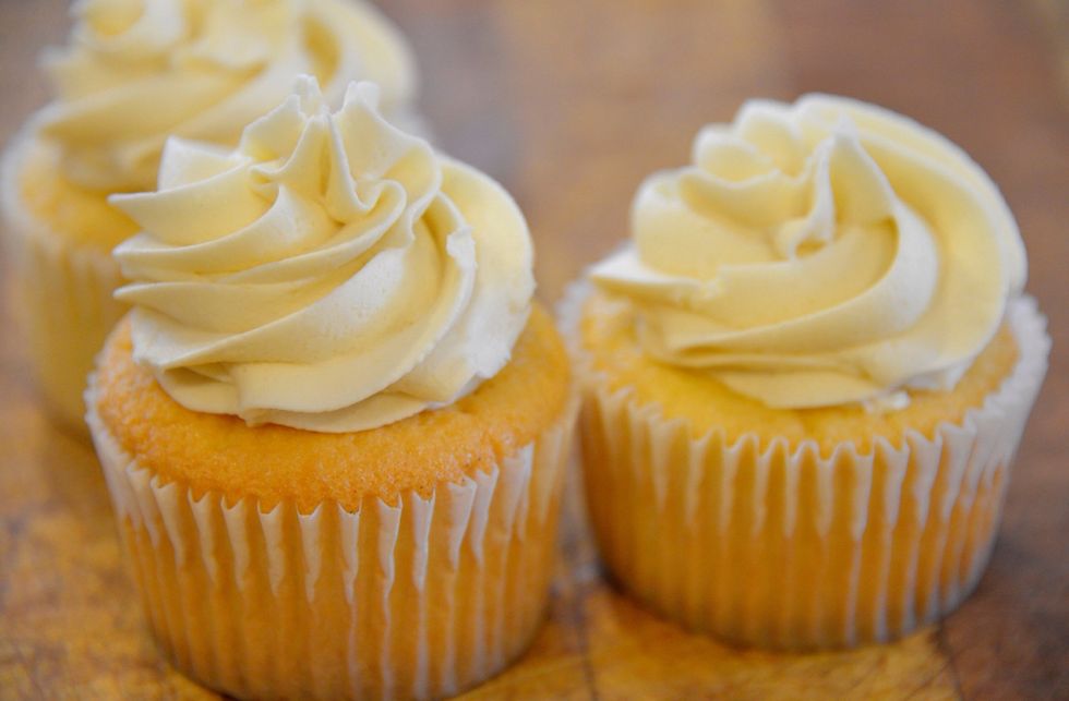 Pipe the frosting on your cupcakes and get ready for some yumminess in your tummy!!