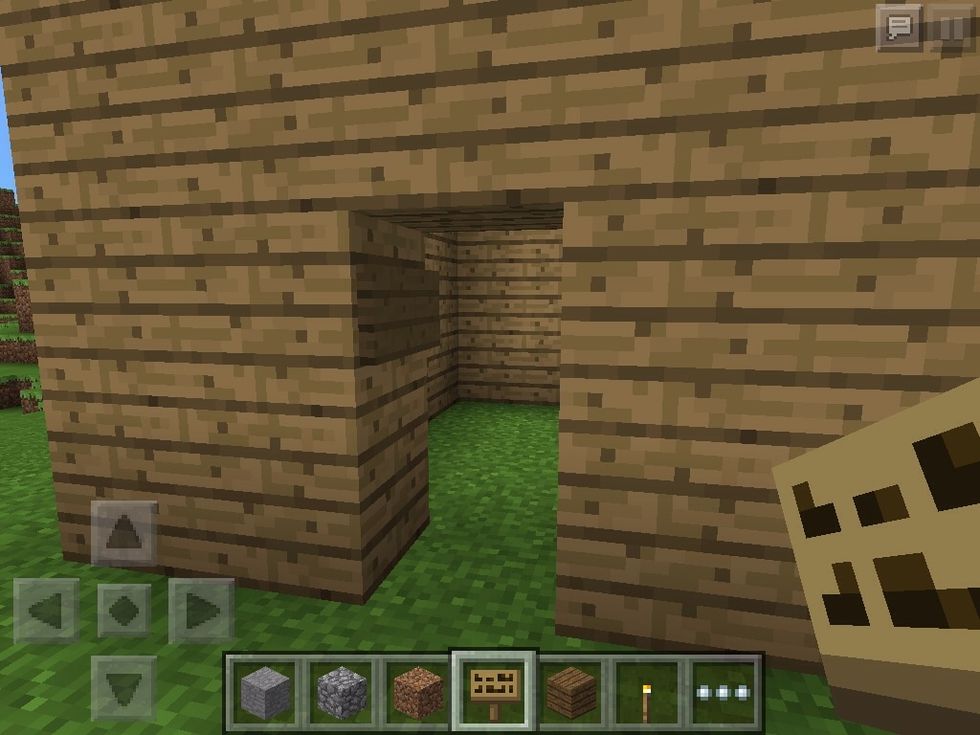 PLACE 1 ON THE SIDE OF THE DOOR AREA