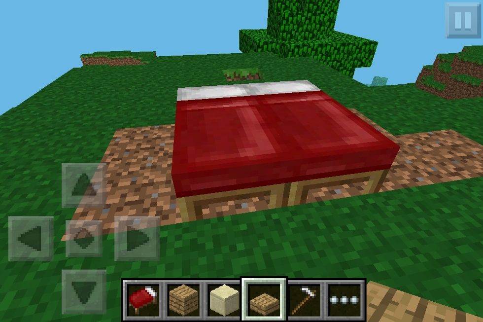 Place 2 beds like this
