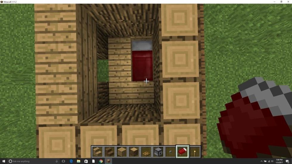 Place a bed in the hole.