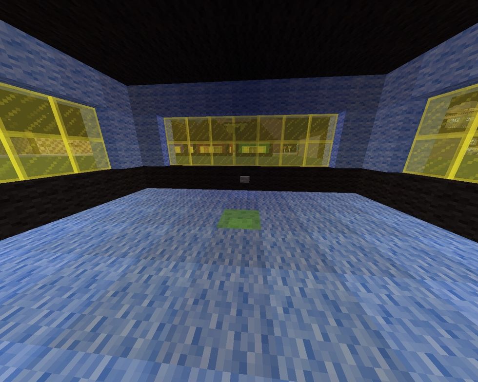 Place a button and a slime