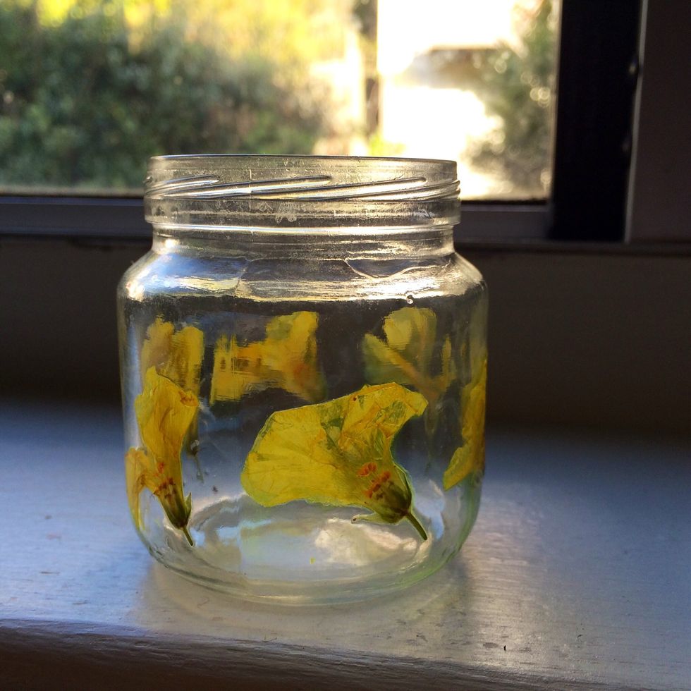 Place a candle or tiny buds inside. Enjoy! www.knitsbywhit.wordpress.com