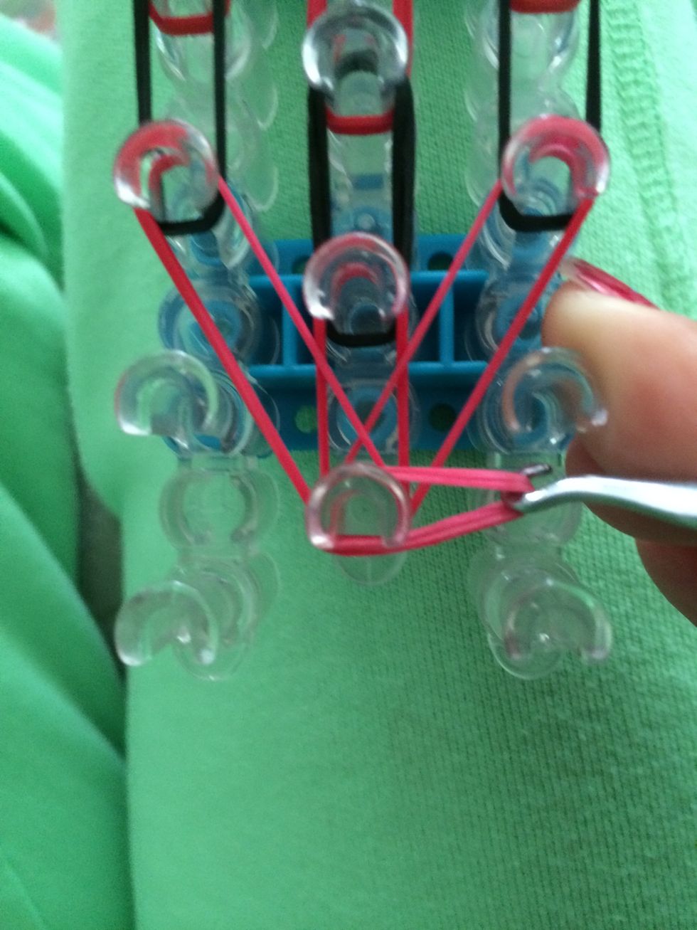 Place a capping band at the end that is looped 3 times.